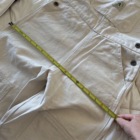 The Hey Gang Women's double knee Overalls in natural - Picture 9 of 12